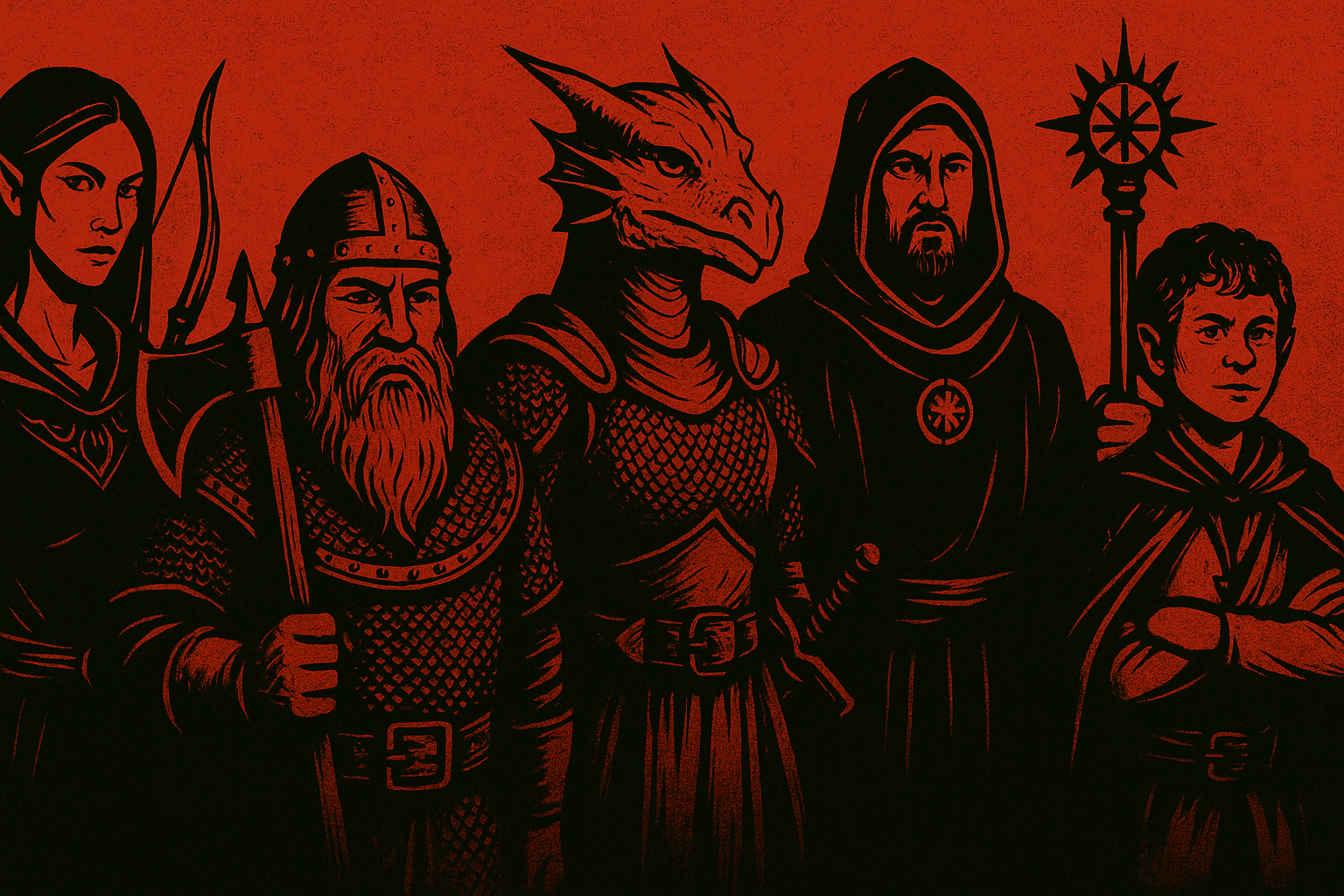 AI art of adventurers for 'Adapts to Your Style'.